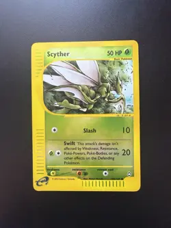 Pokemon TCG: Scyther Aquapolis #106/147 Reverse Holo NM/LP Condition - Image 1