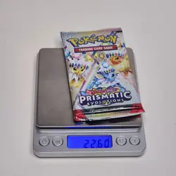 22.6g HEAVY! Prismatic Evolutions Pokemon Factory Sealed Booster Pack - Image 1