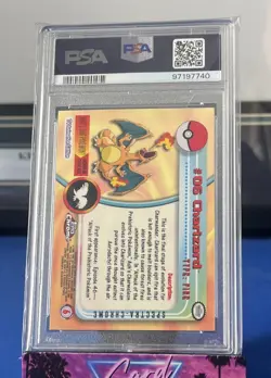 CHARIZARD Pokemon Cad - 2000 Topps Chrome - #6 - Pokemon T.V. Spectra - PSA 9 - Image 2
