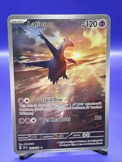 2024 Pokemon TCG Scarlet & Violet Surging Sparks #203/191 Latios Rare - Image 1