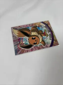 2000 Topps Pokemon TV Animation Edition Series 3 Non Holo #133 Eevee Blue Label - Image 4
