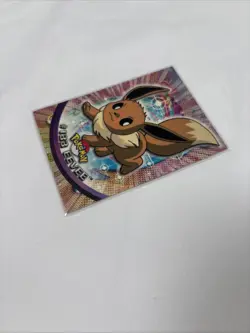 2000 Topps Pokemon TV Animation Edition Series 3 Non Holo #133 Eevee Blue Label - Image 2