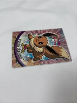 2000 Topps Pokemon TV Animation Edition Series 3 Non Holo #133 Eevee Blue Label - Image 2