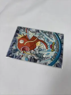 Topps Pokemon Magikarp 129 Series 3 Blue Logo Non Holo TV Animation Edition - Image 4