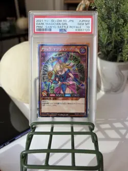 Yu-Gi-Oh Dark Magician Girl RD/G001-JP002 Secret Rare Rush Duel PSA 10 - Image 1