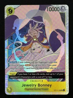Jewelry Bonney (108) OP13-108 One Piece Carrying On His Will Super Rare NM - Image 1
