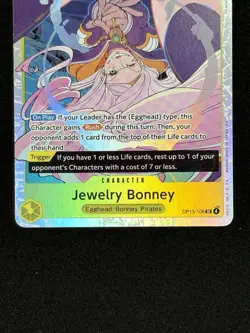 Jewelry Bonney (108) OP13-108 One Piece Carrying On His Will Super Rare NM - Image 2