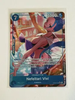 One piece TCG EB04-025 Nefeltari Vivi Alternate Art - OP14 The Azure Sea’s Seven - Image 1