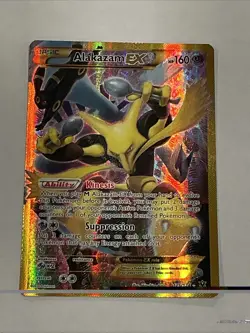 Alakazam EX 125/124 Pokemon Trading Card - Image 1