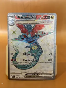 Pokemon TCG Dragapult EX Holo Card 200/167SV06: Twilight Masquerade Ultra Rare - Image 1