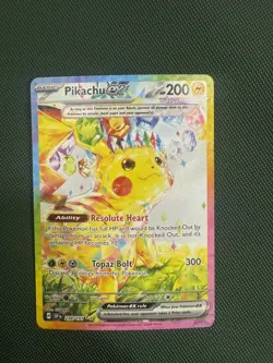 Pokemon Pikachu ex 238/191 Sv08: Surging Sparks Holo TCG Card NM - Image 1