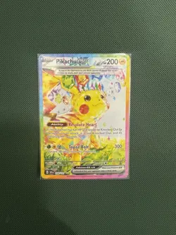 Pokemon Pikachu ex 238/191 Sv08: Surging Sparks Holo TCG Card NM - Image 2