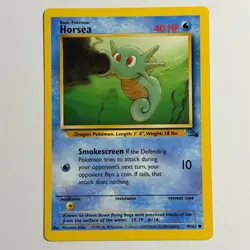 Pokemon TCG Horsea & Seadra 2 Card Evolution Lot WOTC 1999 1st Edition Seadra - Image 3