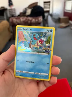 Squirtle SWSH233 SWSH: Sword & Shield Promo Cards Holo (Holo Swirl) - Image 3