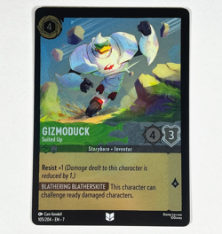Disney Lorcana Foil Card Gizmoduck Suited Up 105/204 Archazia’s Island - Image 1