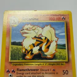 Pokemon TCG Growlithe Arcanine 2-Card Evolution Lot WOTC Vintage 1999 - Image 3