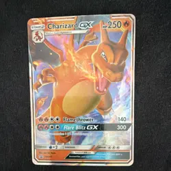 Pokemon TCG Fire Type Charizard GX SM211 Holo 250 HP English Stage 2 Card - Image 1