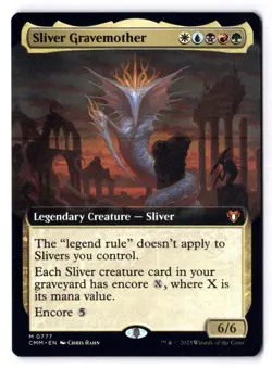 Sliver Gravemother NM* EXTENDED Commander Masters ENGLISH 0777 mtg -UnltdCards - Image 1