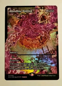 MTG Bloodline Bidding #0385 FOIL SHOWCASE Mythic Rare Lorwyn Eclipsed ECL - Image 1