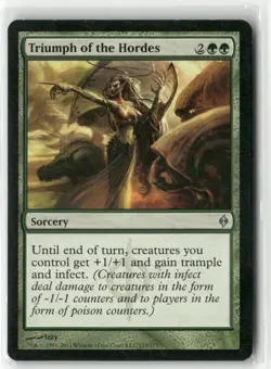 Magic the Gathering Triumph of the hordes new phyrexia #123 - Image 1