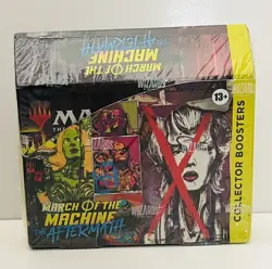 COLLECTOR Booster Box ~ MARCH OF THE MACHINE: AFTERMATH MtG NEW SEALED U42A - Image 1