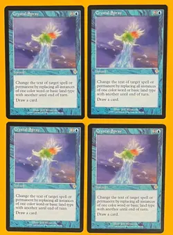 MTG CRYSTAL SPRAY (x4) Invasion (OldManMTG 009-682) - Image 1