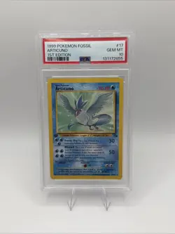 PSA 10 Articuno 1st Edition 17/62 Pokemon Fossil - Image 1