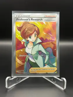 Professor's Research Professor Juniper SWSH152 Black Star Promo Holo Pokemon TCG - Image 1