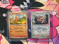 Pokemon Scarlet And Violet GameStop Promo Bundle 151 Charmander 004 And Lechconk - Image 1