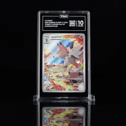 Lycanroc 166/159 Sv09: Journey Together Illustration Rare Graded TAG 10 Gem Mint - Image 1