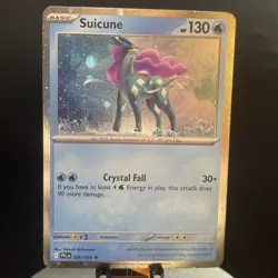 Pokemon Suicune 026/094 Phantasmal Flames Cosmo Holo Knockout Exclusive TCG NM - Image 1