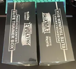 Pokemon Center Exclusive Evolving Skies Elite Trainer Box (ETB) Sealed Set of 2 - Image 5
