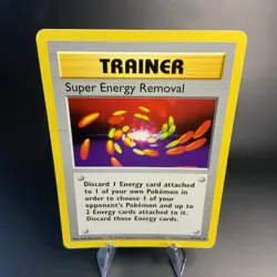Super Energy Removal 79/102 Base Set Shadowless Rare Non-Holo Vintage Pokemon LP - Image 1