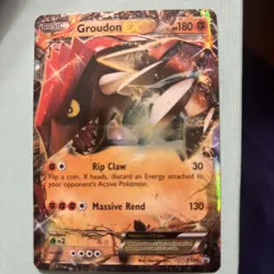 2015 Pokemon TCG Groudon EX XY42 Ultra Rare Black Star Promo (NM) See Pics - Image 1