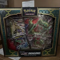 Pokemon TCG VMAX Dragons Premium Collection New & Sealed Contains Evolving Skies - Image 1