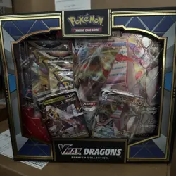 Pokemon TCG VMAX Dragons Premium Collection New & Sealed Contains Evolving Skies - Image 2