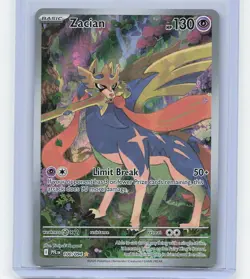 Pokemon Phantasmal Flames Zacian 100/94 Illustration Rare NM - Image 1