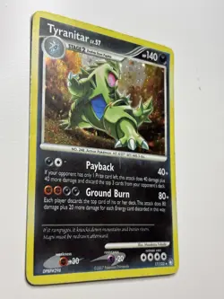 Tyranitar 17/123 Diamond And Pearl DP Mysterious Treasures Holo Rare Pokemon MP - Image 2
