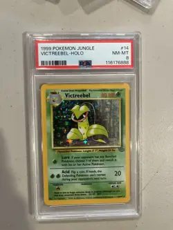 Pokemon 1999 Victreebell Holo #14 PSA 8 - Image 1