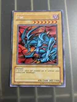 Yugioh Zoa TFK-001 Prismatic Secret Rare Near mint - Image 1
