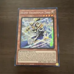 Yu-Gi-Oh! Silent Swordsman Zero Warrior Secret Rare 1st Edition - Image 1