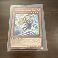 Yu-Gi-Oh! Silent Swordsman Zero Warrior Secret Rare 1st Edition - Image 3