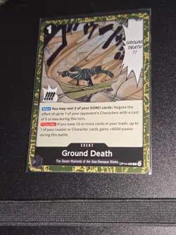 One Piece TCG Ground Death OP14-096 Foil The Azure Sea’s Seven NM - Image 2