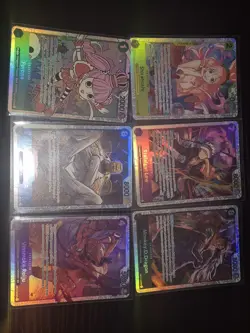 One Piece TCG OP12 6 SR Cards Bundle English - Image 1