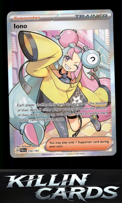 Iono - 254/193 254/193 Pokemon Ultra Rare SV02: Paldea Evolved Card NM - Image 1