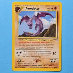 2001 Pokemon Neo Revelation Aerodactyl Unlimited #15/64 Non-Holo Card - Image 1