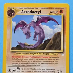 2001 Pokemon Neo Revelation Aerodactyl Unlimited #15/64 Non-Holo Card - Image 2