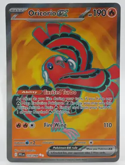 Pokemon Card Oricorio ex - 110/94 Ultra Rare ME02: Phantasmal Flames - Image 1