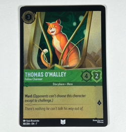 Disney Lorcana Foil Card Thomas O’Malley Feline Charmer 88/204 Archazia’s Island - Image 1