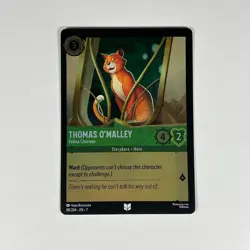 Disney Lorcana Foil Card Thomas O’Malley Feline Charmer 88/204 Archazia’s Island - Image 2